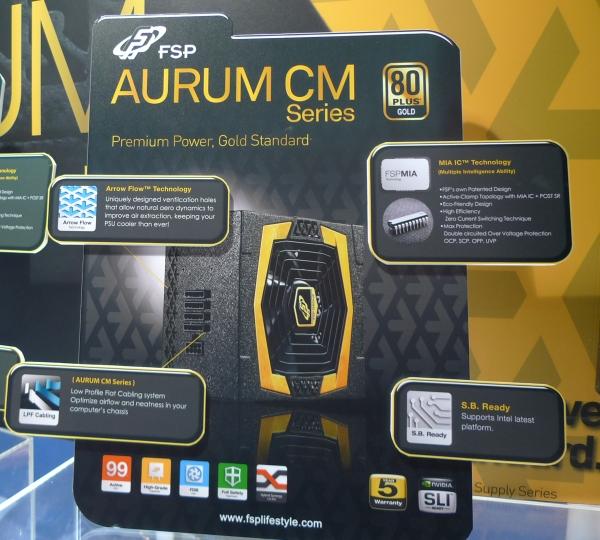 Блок питания FSP серии Aurum разработан специально для компьютеров повышенной мощности и сертифицированы по стандарту 80Plus Gold Блок питания FSP серии Aurum разработан специально для компьютеров повышенной мощности и сертифицированы по стандарту 80Plus Gold