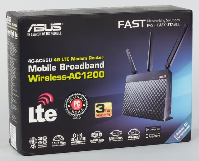 Упаковка Asus 4G-AC55U Упаковка Asus 4G-AC55U