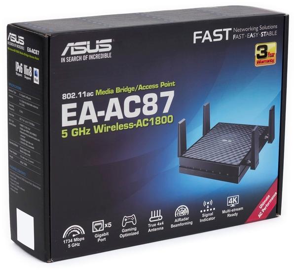 Упаковка Asus EA-AC87 Упаковка Asus EA-AC87