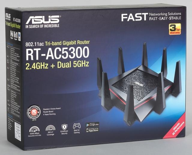 Упаковка Asus RT-AC5300 Упаковка Asus RT-AC5300