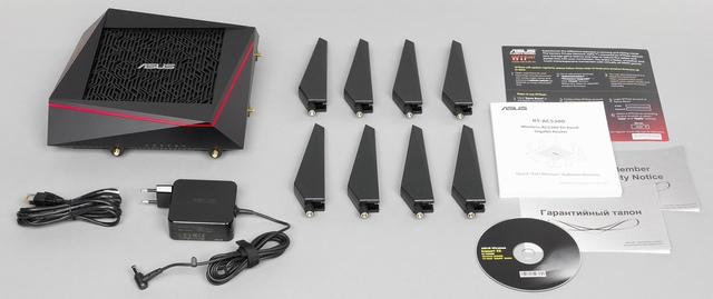 Комплект поставки Asus RT-AC5300 Комплект поставки RT-AC5300