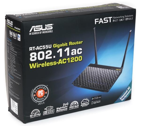 Упаковка Asus RT-AC55U Упаковка Asus RT-AC55U