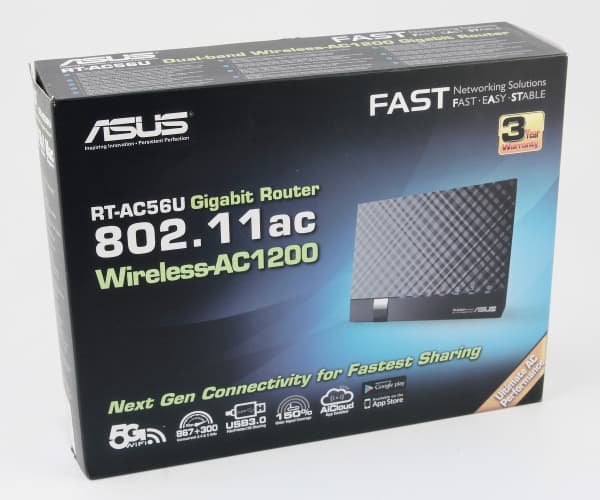 Упаковка Asus RT-AC56U