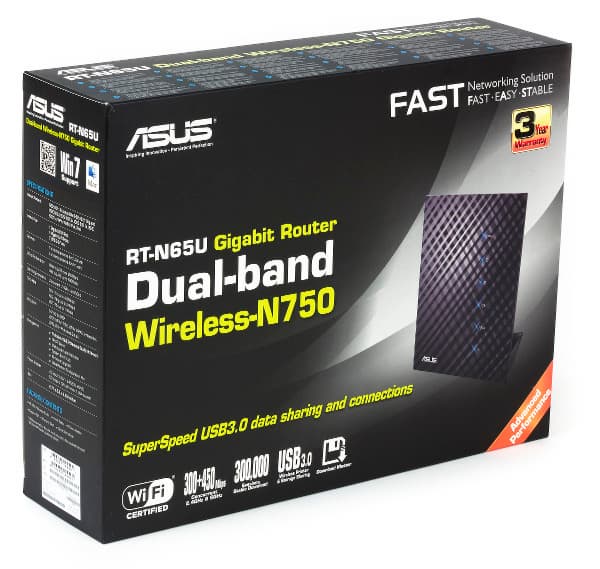 Упаковка Asus RT-N65U Упаковка Asus RT-N65U