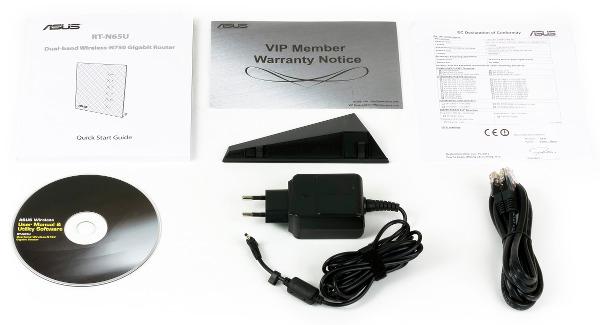 Комплект поставки Asus RT-N65U Комплект поставки Asus RT-N65U