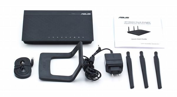 Комплект поставки беспроводного роутера ASUS RT-N66U Комплект поставки беспроводного роутера ASUS RT-N66U