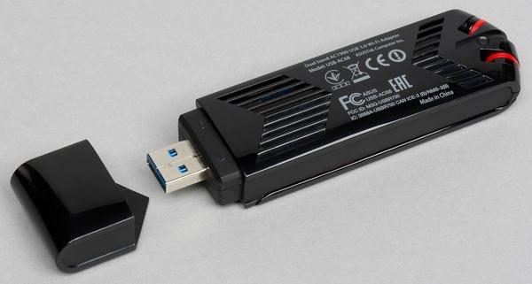 Внешний вид Asus USB-AC68 Внешний вид Asus USB-AC68