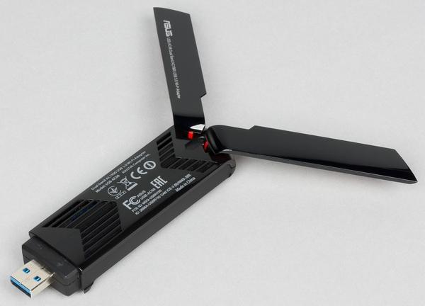 Внешний вид Asus USB-AC68 Внешний вид Asus USB-AC68