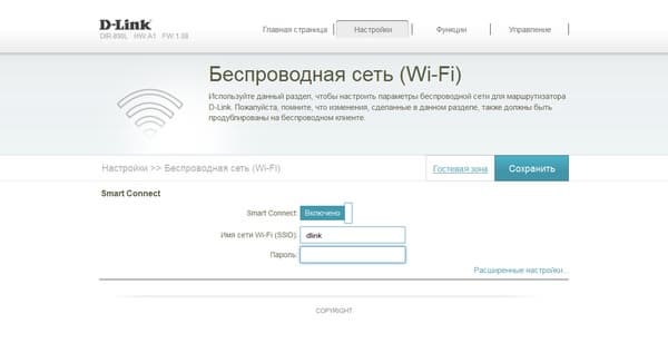 Настройка D-Link DIR-890L