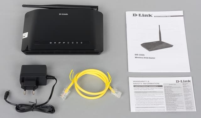 Комплект поставки D-Link DIR-300S Комплект поставки D-Link DIR-300S