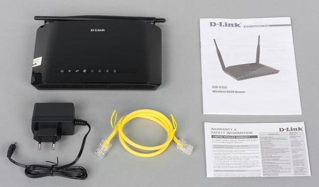 Комплект поставки D-Link DIR-615S Комплект поставки D-Link DIR-615S
