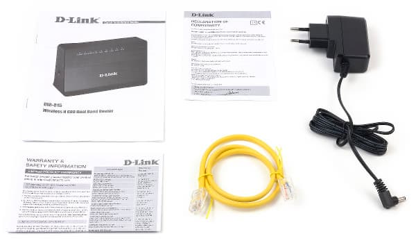 Комплект поставки D-Link DIR-815
