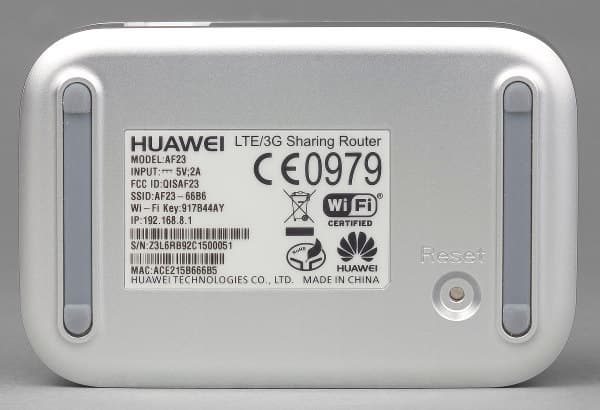 Внешний вид роутера Huawei AF23 Внешний вид роутера Huawei AF23