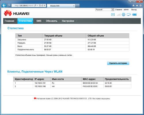 Настрока роутера Huawei E5151