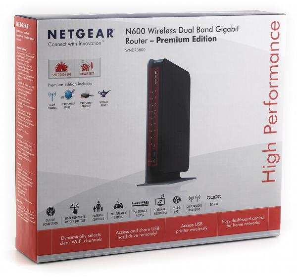 Упаковка беспроводного роутера Netgear WNDR3800 Упаковка беспроводного роутера Netgear WNDR3800