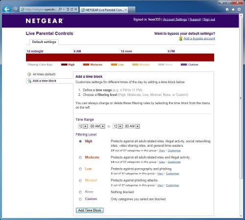 Netgear WNR1000: настройка констроля доступа на сайте Netgear WNR1000: настройка констроля доступа на сайте
