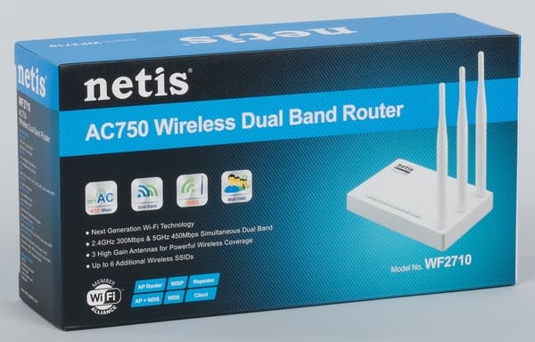 Упаковка Netis WF2710 Упаковка Netis WF2710