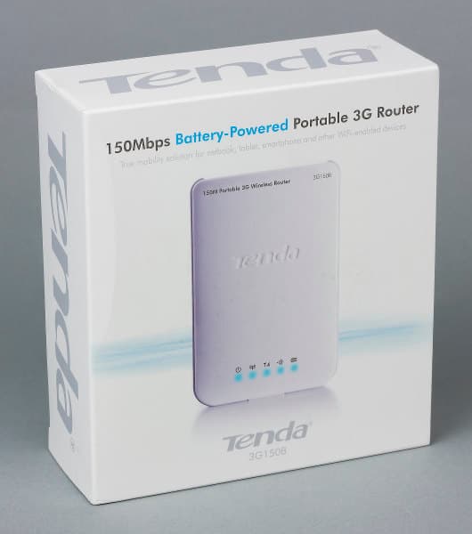 Упаковка роутера Tenda 3G150B Упаковка роутера Tenda 3G150B
