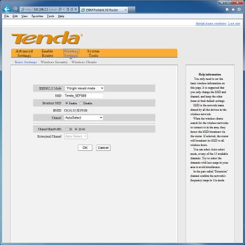Настройка роутера Tenda 3G150B Настройка роутера Tenda 3G150B