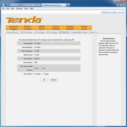 Настройка роутера Tenda 3G150B Настройка роутера Tenda 3G150B