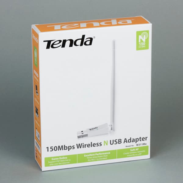 Упаковка адаптера Tenda W311Ma Упаковка адаптера Tenda W311Ma