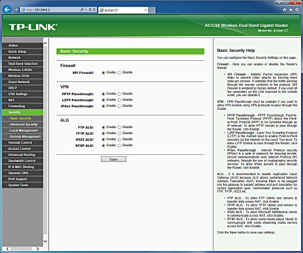 Настройка TP-Link Archer C7 Настройка TP-Link Archer C7