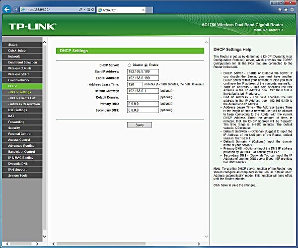 Настройка TP-Link Archer C7 Настройка TP-Link Archer C7