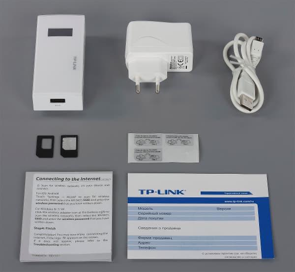Комплект поставки TP-Link М5360 Комплект поставки TP-Link М5360