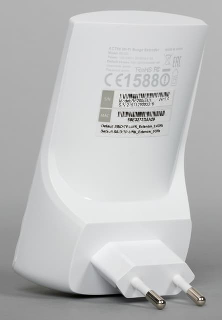 Внешний вид TP-Link Archer RE200 Внешний вид TP-Link Archer RE200