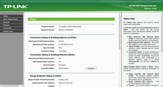 Настройка TP-Link Archer RE200 Настройка TP-Link Archer RE200