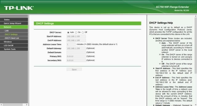 Настройка TP-Link Archer RE200 Настройка TP-Link Archer RE200