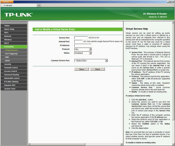 Настройка TP-LINK TL-WR3020
