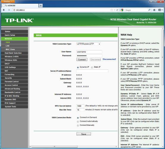 Настройка роутера TP-Link TL-WDR4300 Настрока роутера TP-Link TL-WDR4300