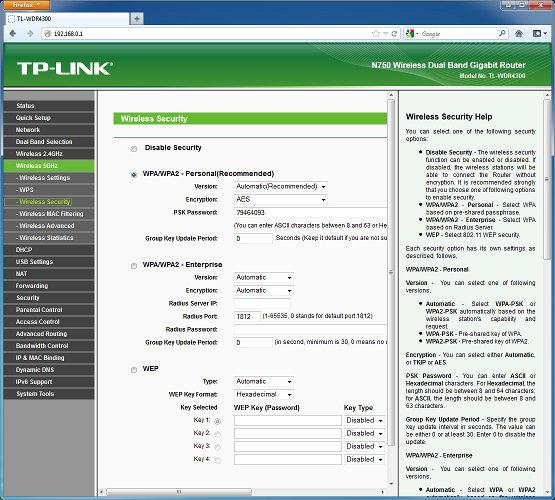 Настройка роутера TP-Link TL-WDR4300 Настрока роутера TP-Link TL-WDR4300
