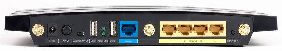 Разъемы роутера TP-Link TL-WDR4300 Разъемы роутера TP-Link TL-WDR4300