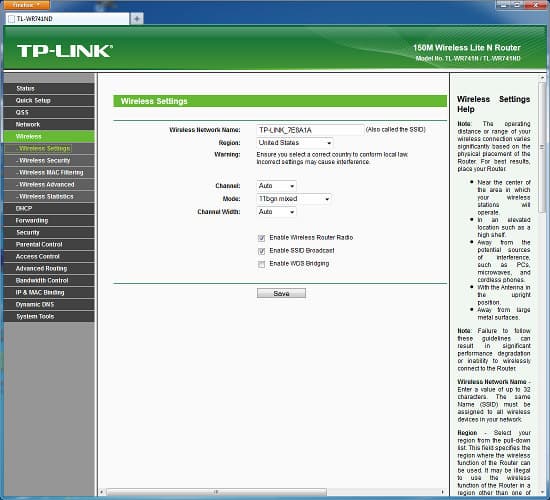 Настройка роутера TP-Link TL-WR741ND Настрока роутера TP-Link TL-WR741ND