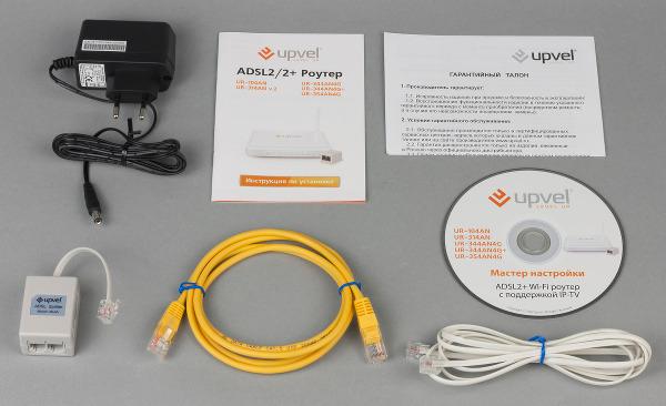 Комплект поставки Upvel UR-354AN4G Комплект поставки Upvel UR-354AN4G