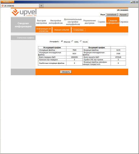 Настройка роутера Upvel UR-344AN4G Настрока роутера Upvel UR-344AN4G