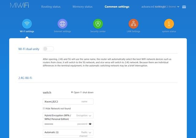 Настройка Xiaomi Mi WiFi Router 3 Настройка Xiaomi Mi WiFi Router 3