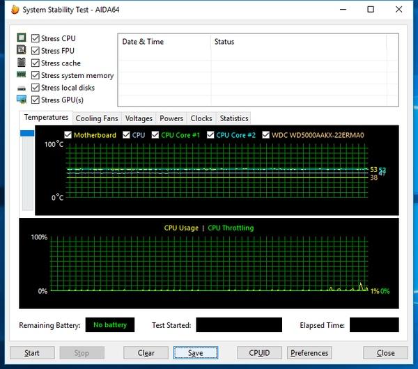 Стресс-тест Asus VivoPC VM60