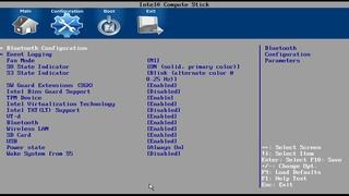 BIOS модели на Intel Core m5-6Y57