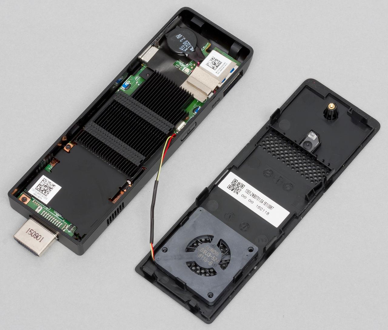 Система охлаждения Intel Compute Stick на Intel Core M