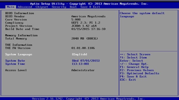 BIOS Minix Neo Z64A BIOS Minix Neo Z64A