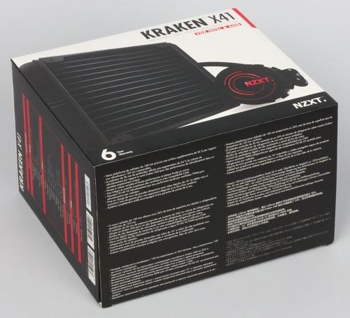 NZXT Kraken X41, коробка NZXT Kraken X41, коробка