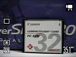 Menu Canon A80