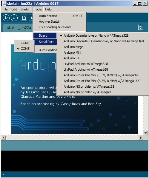 ПО Arduino