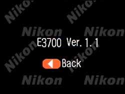 Nikon COOLPIX 3700 Menu