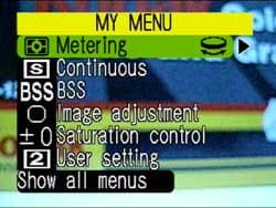 MY MENU