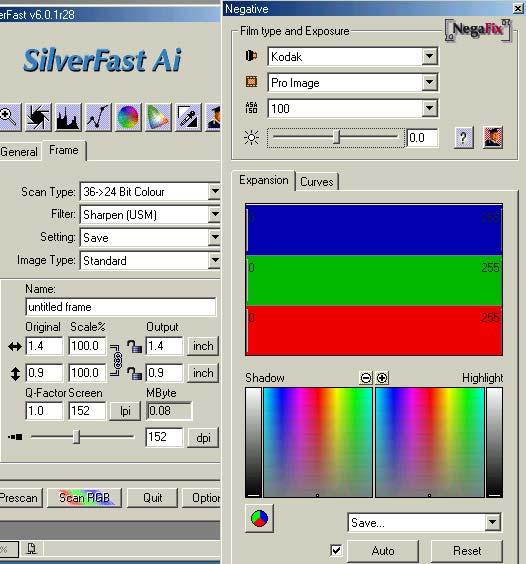 SilverFastAi negativ