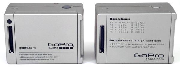 видеокамеры для экстремальных съёмок GoPro HD Hero и GoPro HD Hero 2